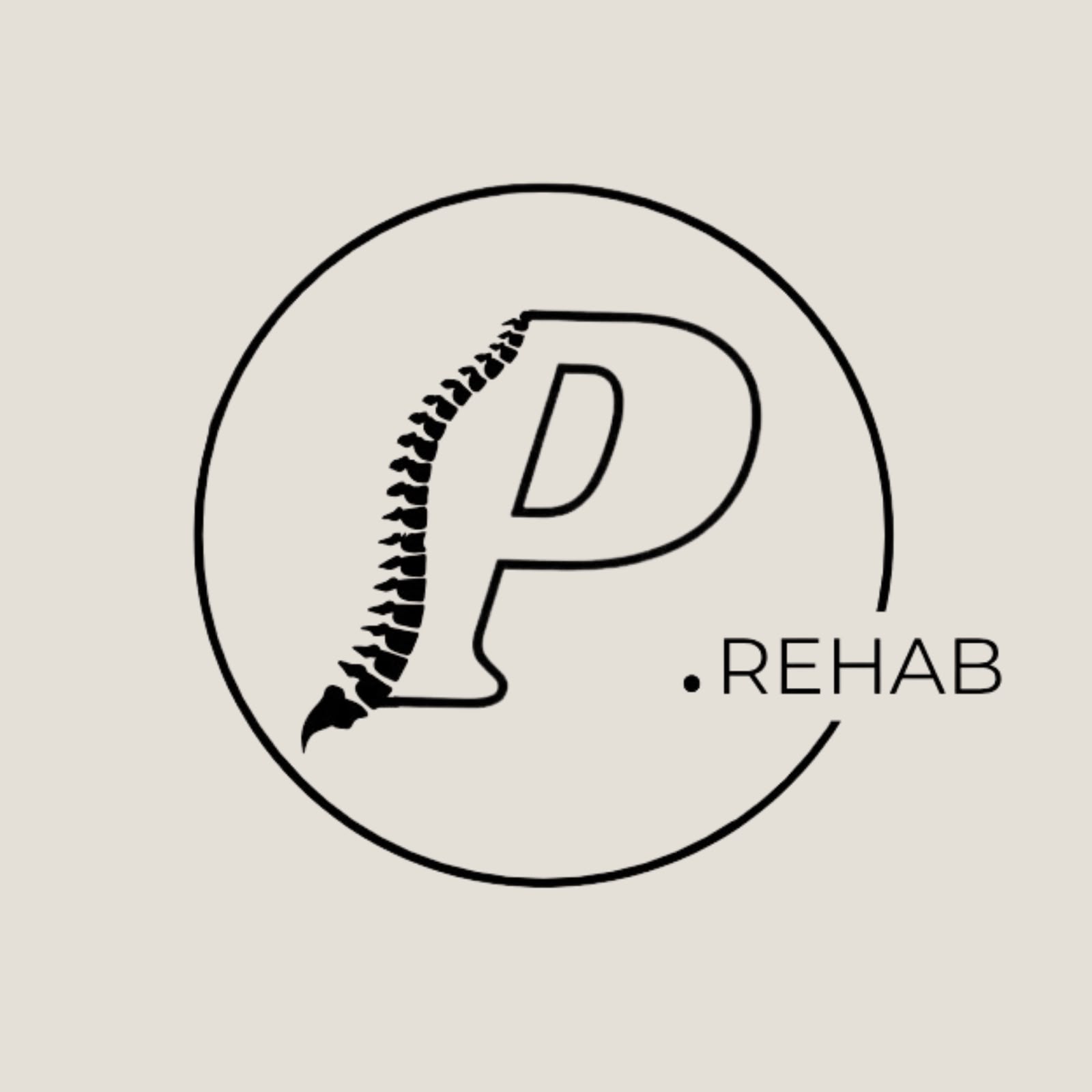 P. REHAB logo